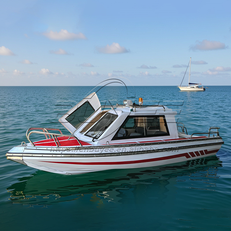 Fishing Boat Aluminum - Bateau de pêche à cabine haute