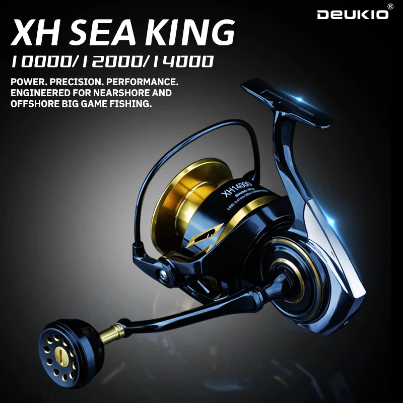 Daiwa Reel Bg - Moulinet spinning longue portée DEUKIO 10000-14000,